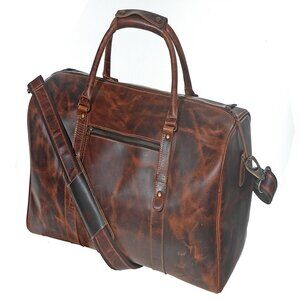 Artizanni Handmade Premium Leather Travel Duffel Bag- Cary On Bags